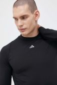 Лонгслів для тренувань adidas Performance Techfit COLD.RDY колір чорний однотонний
