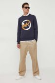 Кофта Michael Kors чоловіча колір синій з принтом (3415074)