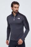 Спортивний лонгслів The North Face Mountain Athletics колір сірий візерунок