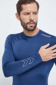 Лонгслів для тренувань Hummel Topaz колір синій з принтом