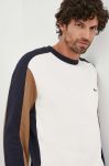 Кофта Lacoste чоловіча колір бежевий візерунок