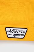 Дитяча шапка Vans BY MILFORD BEANIE BOYS VN0A36OJCAX1 колір жовтий з товстого трикотажу
