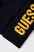 Дитяча шапка Guess колір синій з тонкого трикотажу (3638120)