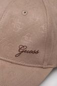 Кепка Guess колір коричневий візерунок