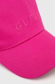 Кепка Guess колір рожевий з аплікацією (3369320)