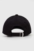 Бавовняна бейсболка BOSS колір чорний з аплікацією (3376501)