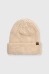 Шапка Billabong колір бежевий з товстого трикотажу (3577516)