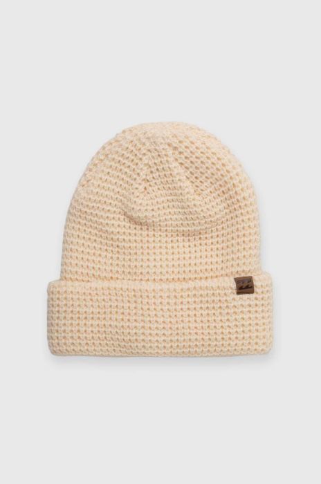 Шапка Billabong колір бежевий з товстого трикотажу (3577516)