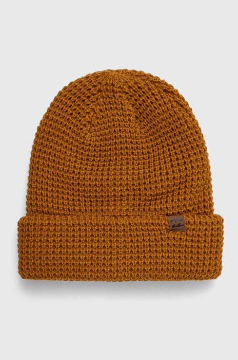 Шапка Billabong колір жовтий з товстого трикотажу