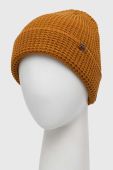 Шапка Billabong колір жовтий з товстого трикотажу
