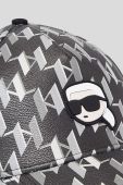 Кепка Karl Lagerfeld колір чорний візерунок (3369324)