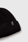 Шапка Bomboogie колір чорний з товстого трикотажу (3574458)