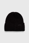 Шапка Columbia колір чорний з товстого трикотажу (3492561)