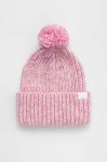 Шапка The North Face колір рожевий з товстого трикотажу (3601792)