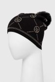 Шапка Liu Jo колір чорний з тонкого трикотажу (3557731)