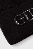 Шапка Guess колір чорний (3492568)
