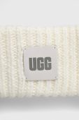 Пов'язка з домішкою вовни UGG колір білий
