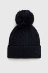 Шапка Pepe Jeans Tallis колір синій з товстого трикотажу