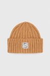 Шапка Pepe Jeans колір бежевий