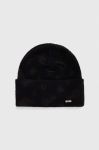 Шапка з домішкою вовни BOSS колір чорний (3653525)