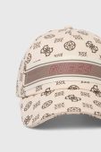 Кепка Guess колір бежевий візерунок (3489295)