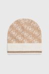 Шапка Guess колір бежевий (3601802)