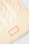 Шапка Guess колір бежевий з тонкого трикотажу (3519816)