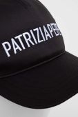 Кепка Patrizia Pepe колір чорний з аплікацією (3523352)