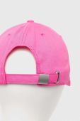 Бавовняна бейсболка Superdry колір рожевий з аплікацією (3601804)