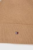 Шапка з домішкою кашеміру Tommy Hilfiger колір коричневий з тонкого трикотажу (3466071)