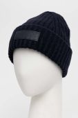 Шапка з домішкою вовни Tommy Hilfiger колір синій з товстого трикотажу (3415147)