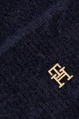 Шапка з домішкою вовни Tommy Hilfiger колір синій з товстого трикотажу (3605463)