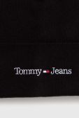 Шапка Tommy Jeans колір чорний з товстого трикотажу (3419496)