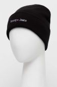 Шапка Tommy Jeans колір чорний з товстого трикотажу (3419496)