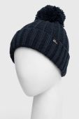 Шапка Jack Wolfskin колір синій з товстого трикотажу (3537586)