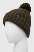 Шапка Jack Wolfskin колір зелений з товстого трикотажу (3537592)