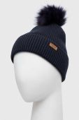 Шапка і шарф Barbour колір синій (3550214)