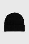 Шапка Iceberg колір чорний з тонкого трикотажу
