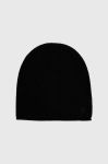 Вовняна шапка Lauren Ralph Lauren колір чорний з тонкого трикотажу вовна