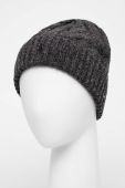 Вовняна шапка Polo Ralph Lauren колір сірий з товстого трикотажу вовна (3632776)