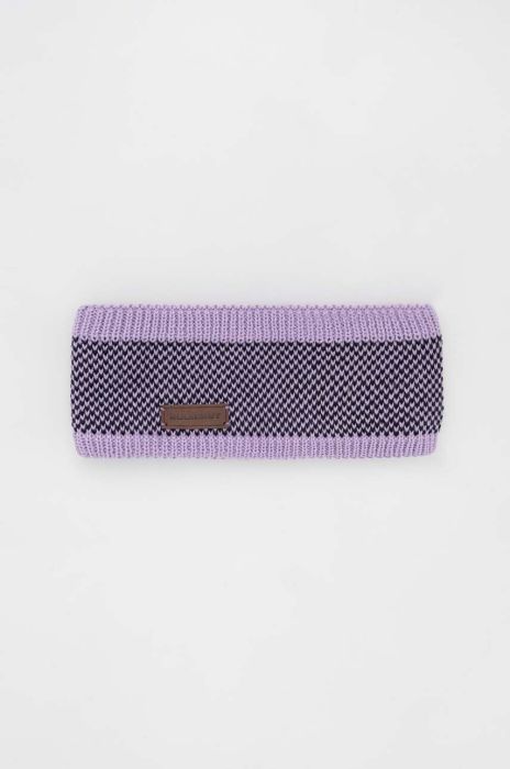 Пов'язка на голову Mammut Snow колір фіолетовий