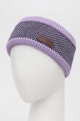 Пов'язка на голову Mammut Snow колір фіолетовий