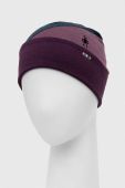 Шапка Smartwool Thermal Merino колір фіолетовий вовняна