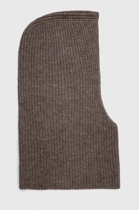 Вовняний капор By Malene Birger Renima колір бежевий вовна