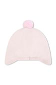 Дитяча шапка BOSS колір рожевий з бавовни