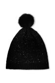 Дитяча шапка Karl Lagerfeld колір чорний з тонкого трикотажу (3461954)