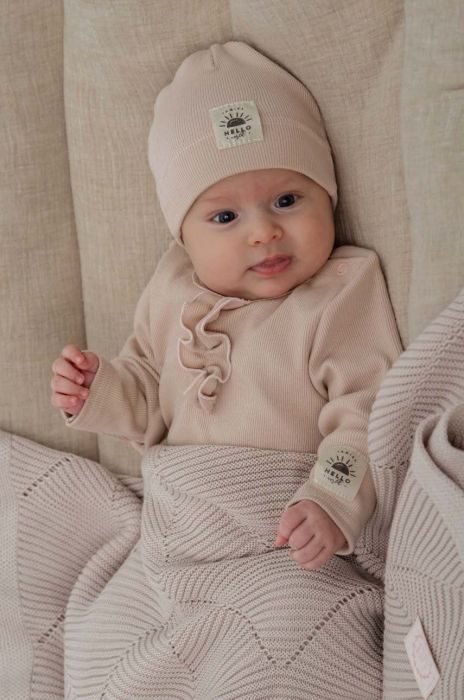 Дитяча шапка Jamiks OLI колір рожевий