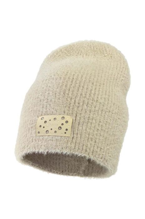 Дитяча шапка Jamiks DORIO колір бежевий