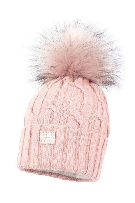 Дитяча шапка Jamiks KIRSTEN колір помаранчевий