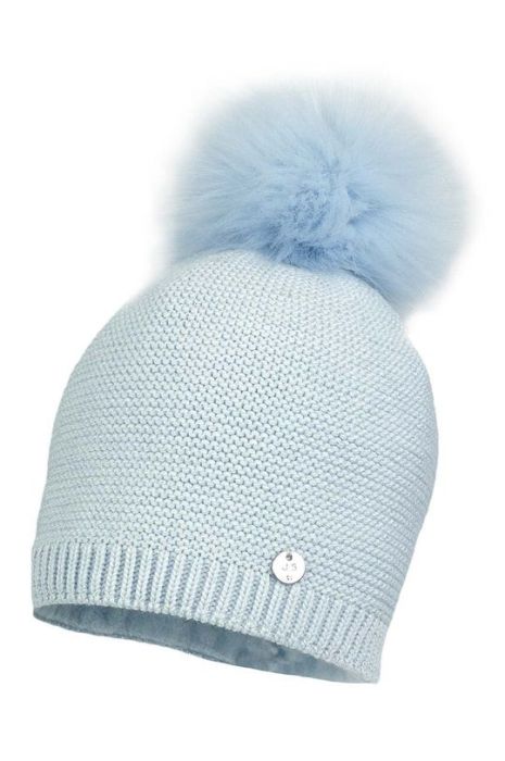 Дитяча шапка Jamiks NIFEMI колір блакитний